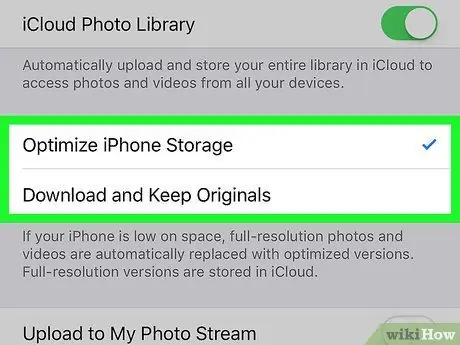 Cargar fotos en iCloud en iPhone o iPad Paso 6