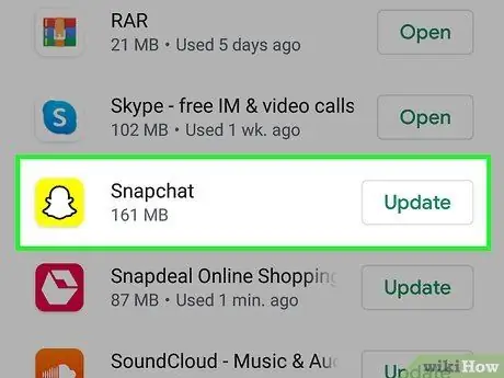 Pag-upgrade sa Snapchat Hakbang 4