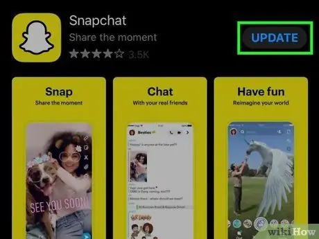 Etapa 43 de atualização do Snapchat