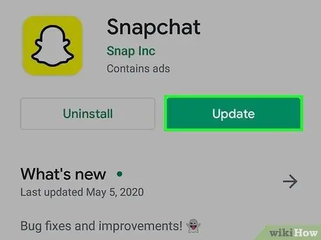 Etapa 5 de atualização do Snapchat