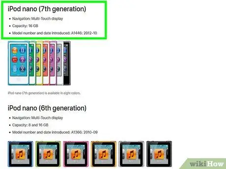 Suriin ang Henerasyon ng Iyong iPod Hakbang 10