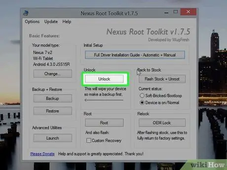 Eseguire il root del Nexus 7 Passaggio 12