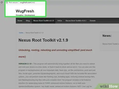 Root Nexus 7 ნაბიჯი 2