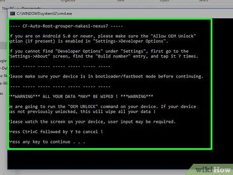 Root the Nexus 7 Step 32