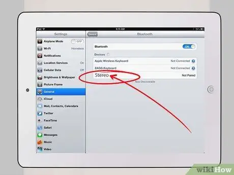 เชื่อมต่อ iPad กับเครื่องเสียงรถยนต์ ขั้นตอนที่7