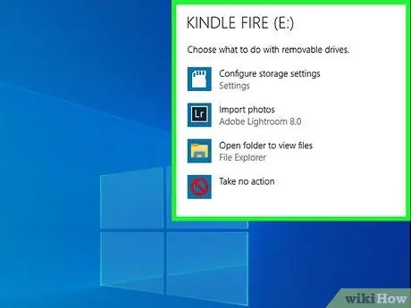 Collega il Kindle Fire a un computer Passaggio 3