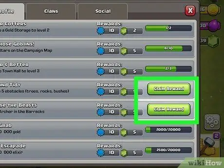 รับอัญมณีใน Clash of Clans ขั้นตอนที่ 8