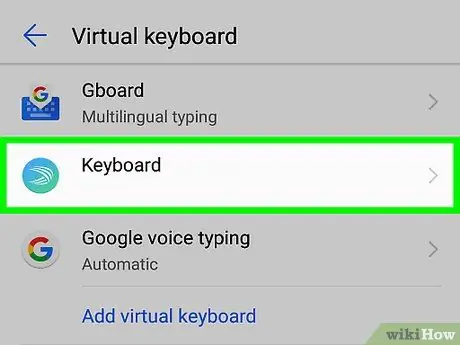 Alterar o idioma do teclado no Samsung Galaxy Passo 5