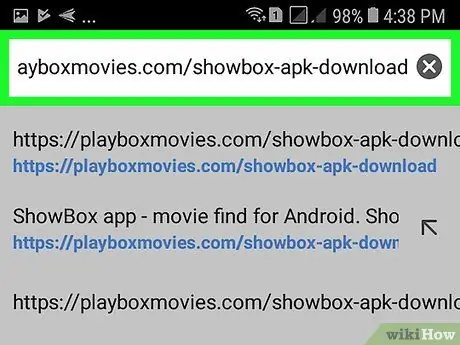 Android 5 -də Showbox əldə edin