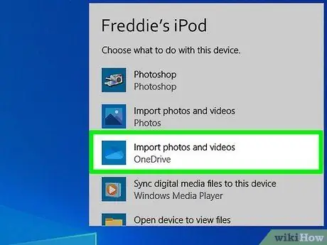 Dra foto's van iPod na rekenaar oor Stap 8