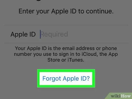 Gjeni Apple ID tuaj Hapi 5