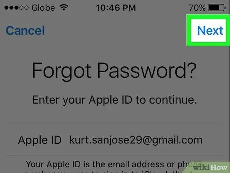 Gjeni Apple ID tuaj Hapi 7