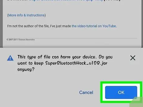 Android Step 8ге Super Bluetooth Hack орнотуу