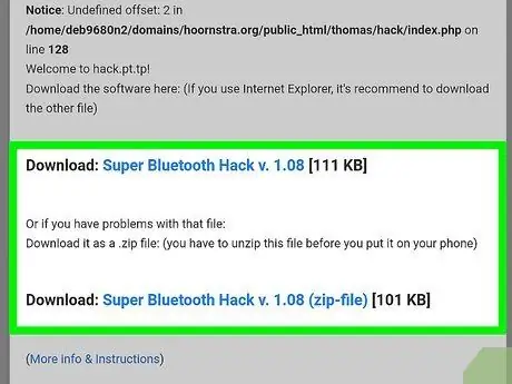 Instalējiet Super Bluetooth Hack operētājsistēmā Android 7. darbība