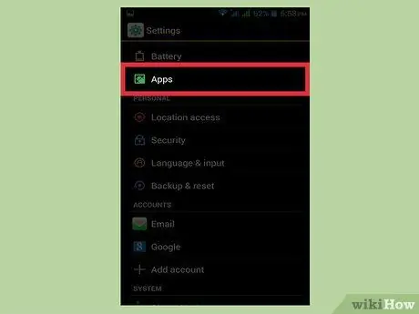 Keluarkan Aplikasi Sistem Lalai atau Teras dari Telefon Android Langkah 2