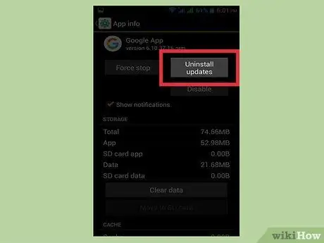 Keluarkan Aplikasi Sistem Lalai atau Teras dari Telefon Android Langkah 7