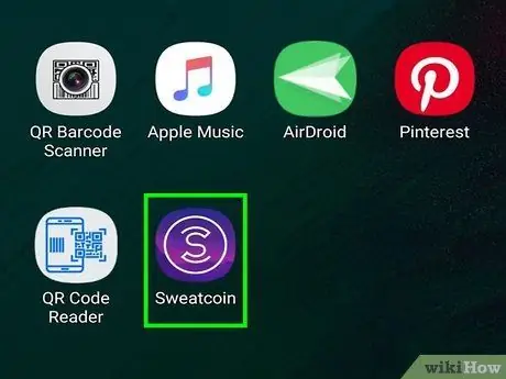 Retirar dinero en Sweatcoin en Android Paso 1