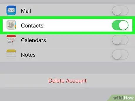 Importar contactos de Gmail a su iPhone Paso 14