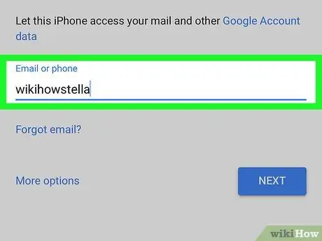 Importe contatos do Gmail para o seu iPhone Etapa 5