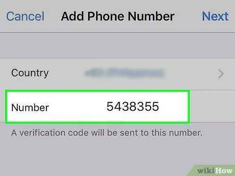 Hinzufügen einer Telefonnummer zu Ihrer Apple ID auf einem iPhone Schritt 8