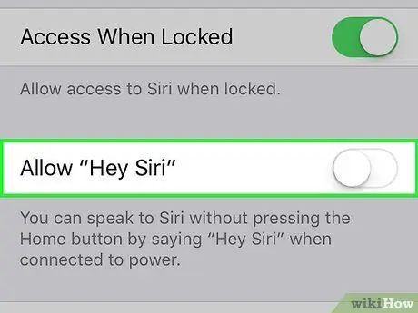 Onemogućite Siri Step 10