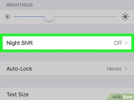 Активация Night Shift на iPhone Шаг 6