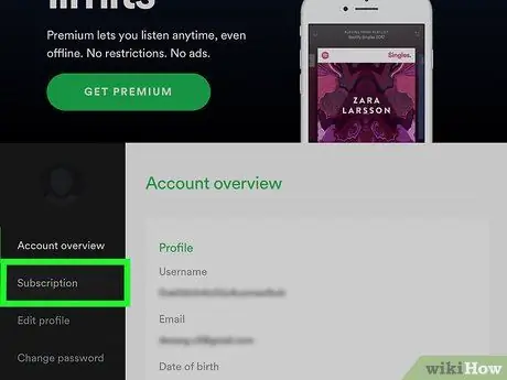 Avbryt Spotify på iPhone Trinn 6