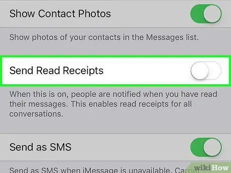 Turn Off Read Receipts on iPhone Step 3