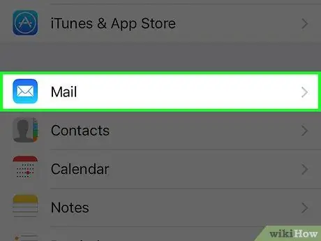 Log Out of Mail on an iPhone Step 2