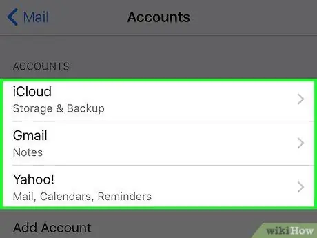 Se déconnecter de Mail sur un iPhone Étape 4