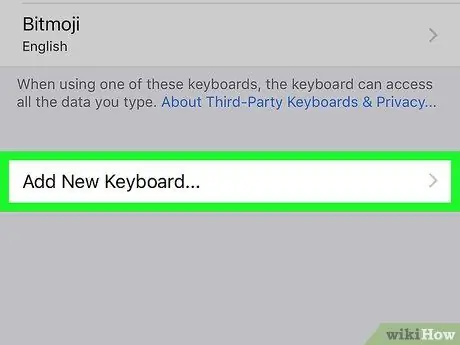 Enable the Emoji Emoticon Keyboard in iOS Step 6