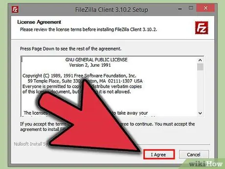 Gumamit ng FileZilla Hakbang 2