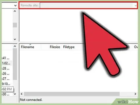 Utilizați FileZilla Pasul 8