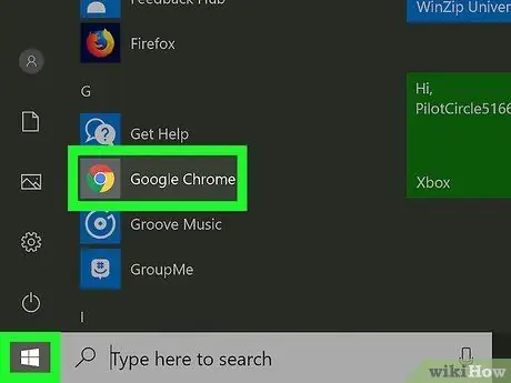 Αποσύνδεση από το Google Chrome Βήμα 1