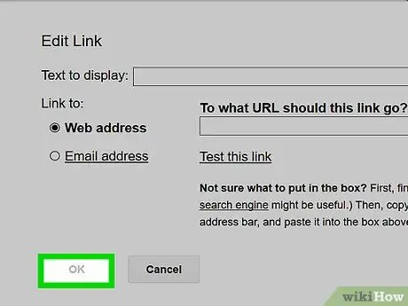 Create a Link Step 14