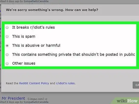 Rapportera en Subreddit på Reddit på PC eller Mac Steg 4