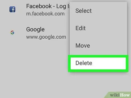 Delete Bookmarks Step 21