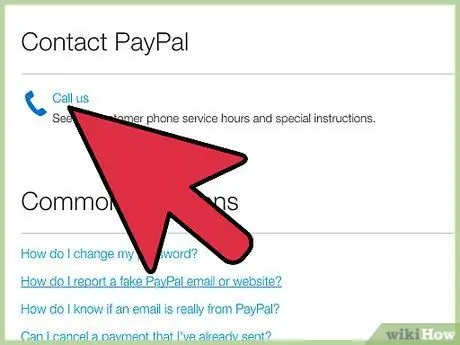 Hubungi PayPal Langkah 3