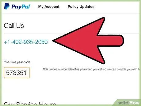 PayPal ilə əlaqə saxlayın Adım 5