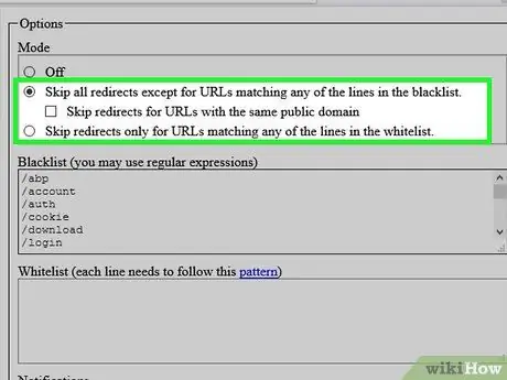 Block Page Redirects Step 19