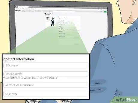 Kontakta Roblox Steg 9