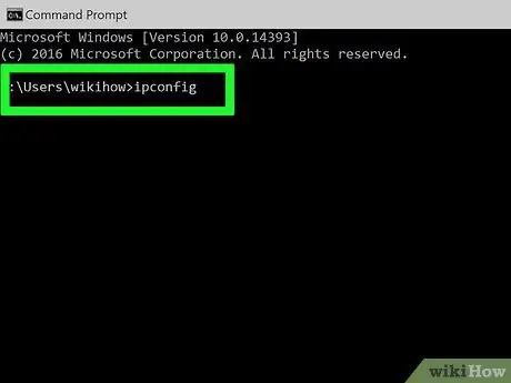 Windows kompyuteridagi IP -manzilingizni yangilang 4 -qadam