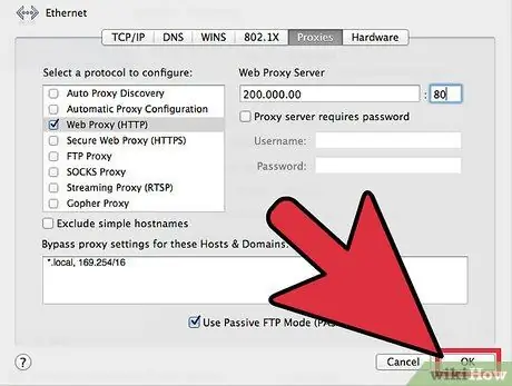 Se connecter à un serveur proxy Étape 24