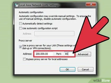 Connect to a Proxy Server Step 7