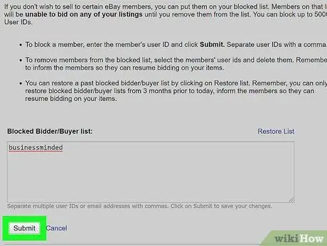 Block Someone on eBay Step 8