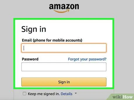 Kontroleer 'n Amazontcard -saldo Stap 2