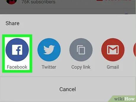 Postoni një video në YouTube në Facebook Hapi 6