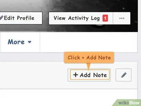 ফেসবুকে একটি নোট লিখুন ধাপ 5