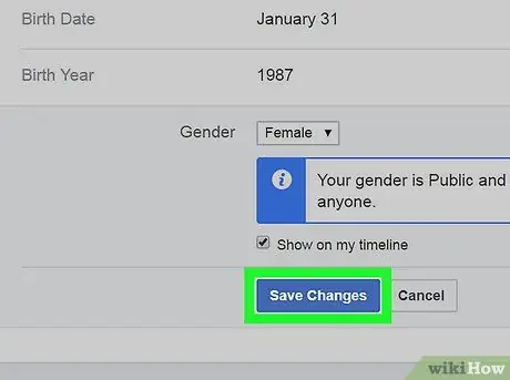 Change Gender on Facebook Step 24