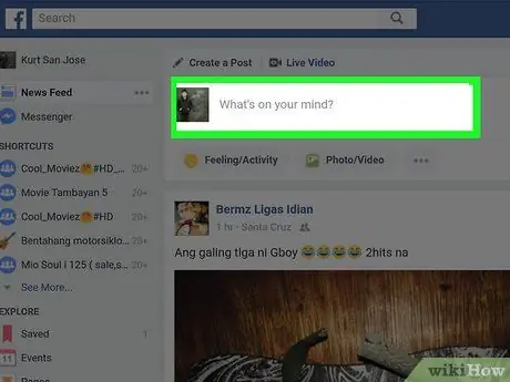 Legg ut lenker på Facebook Trinn 20